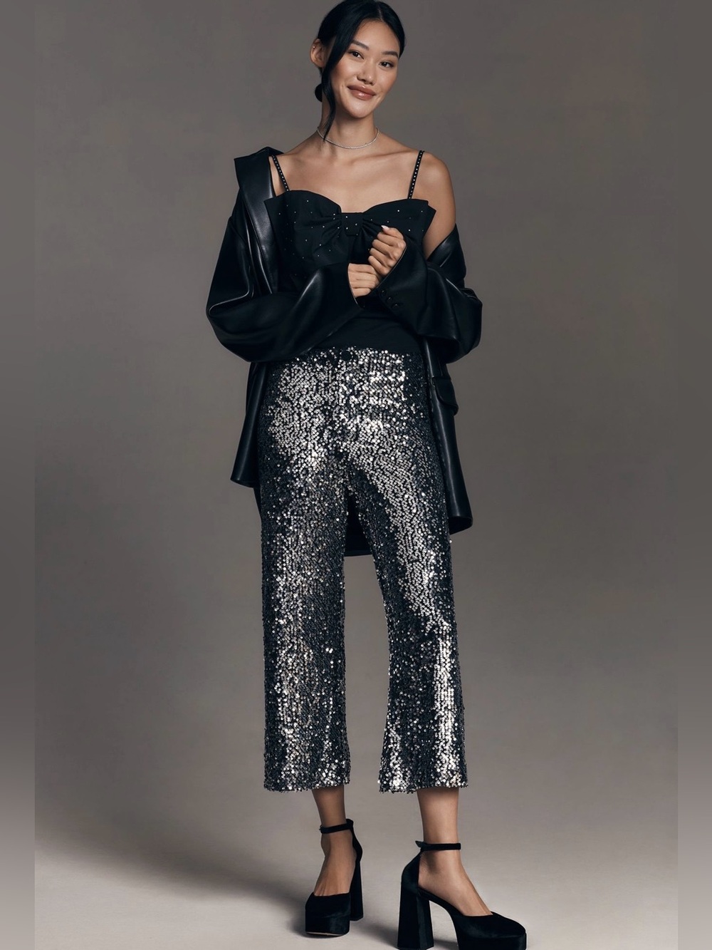 NWOT size 27 Anthropologie Maeve sequin Colette pants